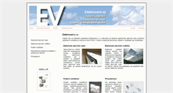 Desktop Screenshot of elektrovent.cz